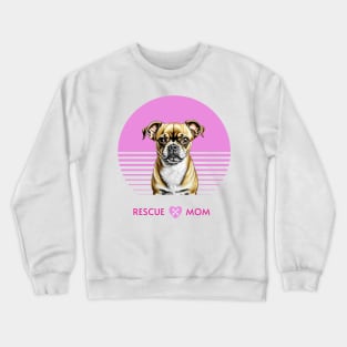 Rescue Mom - adopted Dog Crewneck Sweatshirt